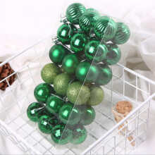 Christmas Ball Ornaments Red Gold 36PCS 1.57in