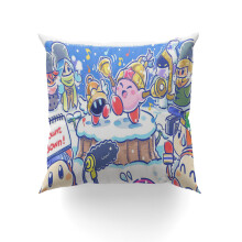 Kirby díszpárnahuzat 20x20 hüvelykes kültéri ünnepi dekoráció