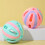Ovo de brinquedo sonoro para gatos, 8 cm 5