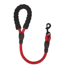 Hundebånd i nylon med reflekterende trekksnor, 60 cm