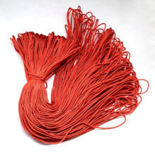Polyester Spandex Snor Rød 2mm 100m per bunt