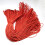Polyester Spandex Koord Rood 2mm 100m per bundel 1