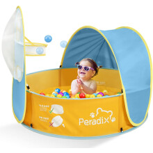 Piscina infantil y para mascotas Peradix 3 en 1 con toldo con protección UV