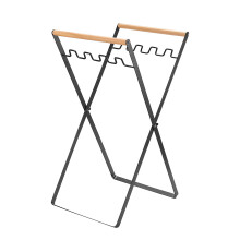 Support de sac poubelle Fankiway pliable pour rangement de sol de cuisine