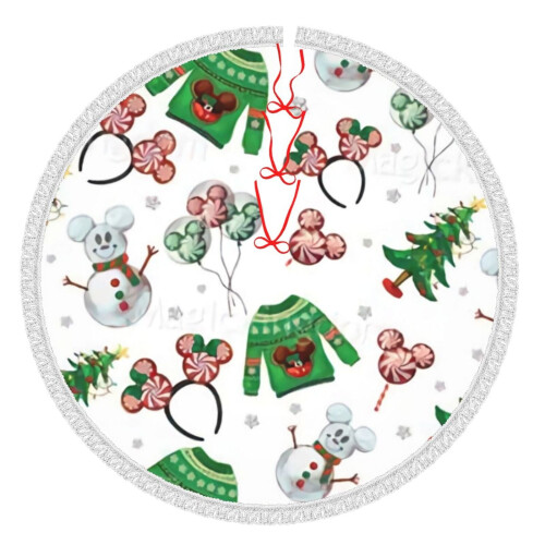 Mickey Mouse Christmas Tree Skirt 36 inch