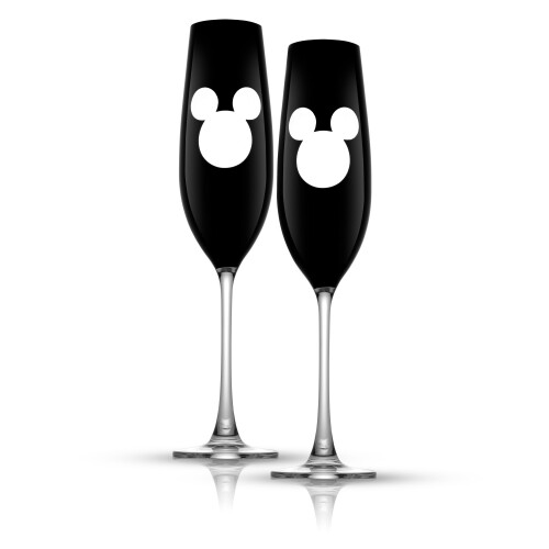 Mickey Mouse champagneflute (255 ml) set van 2
