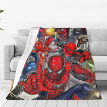 Couverture Spider-Verse en flanelle douce 152 x 127 cm