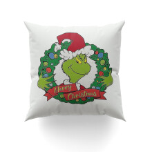 Grinch díszpárnahuzat 18x18 hüvelykes lakberendezés