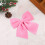 Velvet Christmas Tree Bow Decoration Pink 6