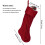 Kerstsok wijnrood 18 inch 3