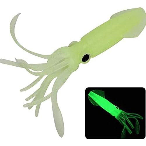 Soft Luminous Octopus Trolling Bait 20pcs 4 inch 1/6 oz