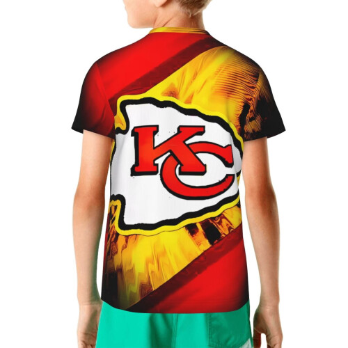 KC Chiefs kortärmad ungdomströja för sportfans 1