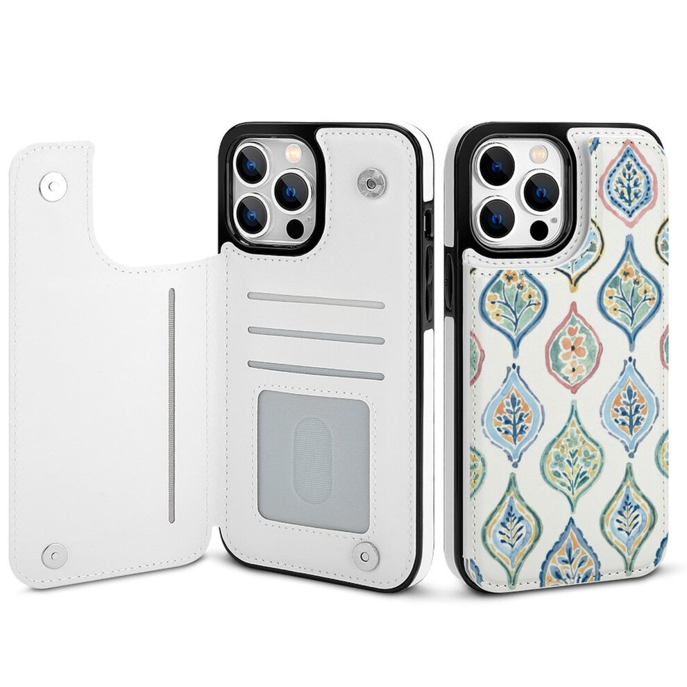 Bohemian Wallet Case For Iphone 14 Pro Max Pu Leather With 301029561689