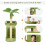 Cat Tree Tower with Plush House and Scratching Posts 8
