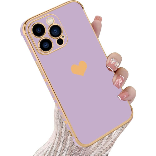iPhone13Pro Max cover lilla blød TPU bumper 67 tommer