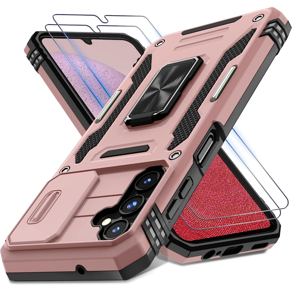 Samsung Galaxy A14 5G Case Magnetic Kickstand Rose Gold 301029230844