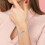 Damen-Armband aus Edelstahl (roh) 4