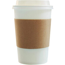 Gobelets à café jetables en papier isothermes de 35 cl (12 oz), paquet de 50