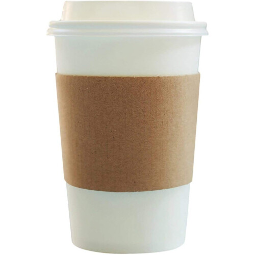 Isolierte Einweg-Kaffeebecher aus Papier, 12 oz, 50er-Packung