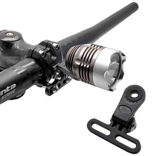 Support de lampe pour guidon de vélo, montage étendu, 2 pièces 2