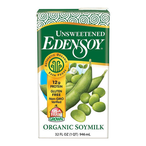 Organic Unsweetened Soymilk 32 fl oz 2 pcs