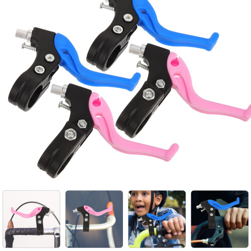 Alavanca de freio para bicicletas, metal e plástico, 2 pares 1