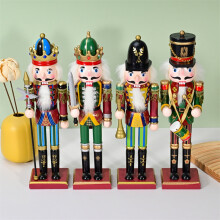 Figurine de soldat casse-noisette en bois, 30 cm