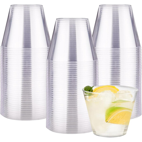Cupáin Phlaisteacha Glan 9oz 200 comhaireamh