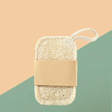 Natuurlijke loofah afwasborstel met dubbele laag