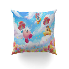 Kirby díszpárnahuzat 16x16 hüvelykes kültéri ünnepi dekoráció