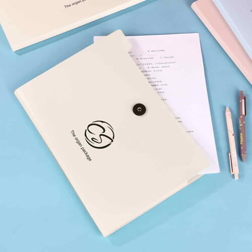 Paper Folder Holder A4 Portable Multi-Layer Storage Bag 1