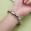 Pulseira de corrente de bolinhas em aço inoxidável 304, 8,5 polegadas (10 mm) 6