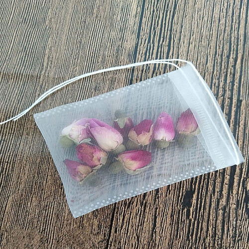 Σακουλάκια τσαγιού από νάιλον 7x9cm, συσκευασία των 100