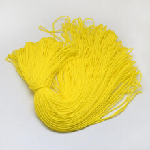 Polyester Spandex Snor Gull 2mm 100m Bunt