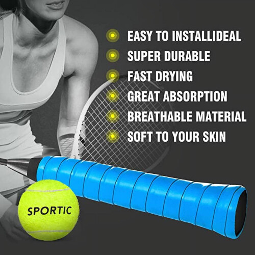 Tennis racket grip tape 30 pcs absorbent durable 2