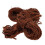 Corda decorativa in seta intrecciata marrone, 3 rotoli 1
