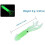 Soft Luminous Octopus Trolling Bait 20pcs 4 inch 1/6 oz 3