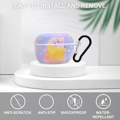 Θήκη Kirby για Airpods Pro - Γυναικείο σχέδιο, Υποστήριξη ασύρματης φόρτισης 2