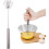 Batedor de ovos de aço inoxidável YZhouD2024 de 25 cm (10 polegadas) 1