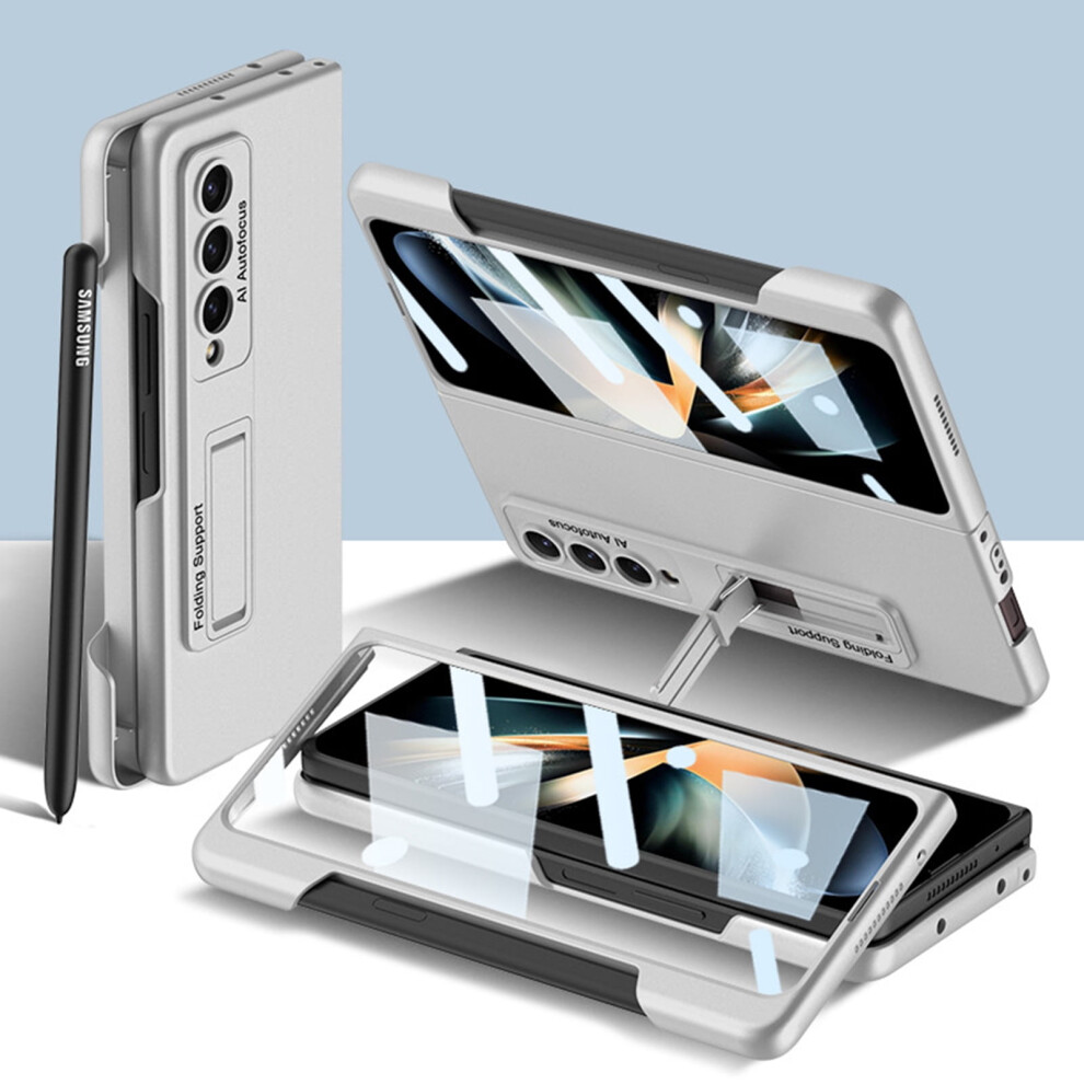 Samsung Galaxy Z Fold 4 Case Slim Shockproof With Silver 301029572364