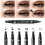 Σετ σφραγίδων υγρού eyeliner διπλής όψης αδιάβροχο 6 τεμάχια 2