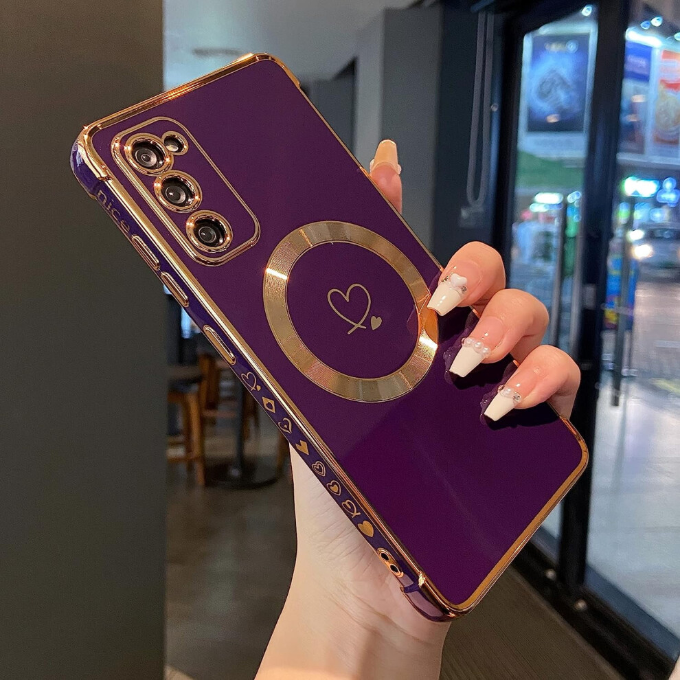 Magnetic Case For Samsung Galaxy S20 Fe 5G Violet Soft Dark 301029571848
