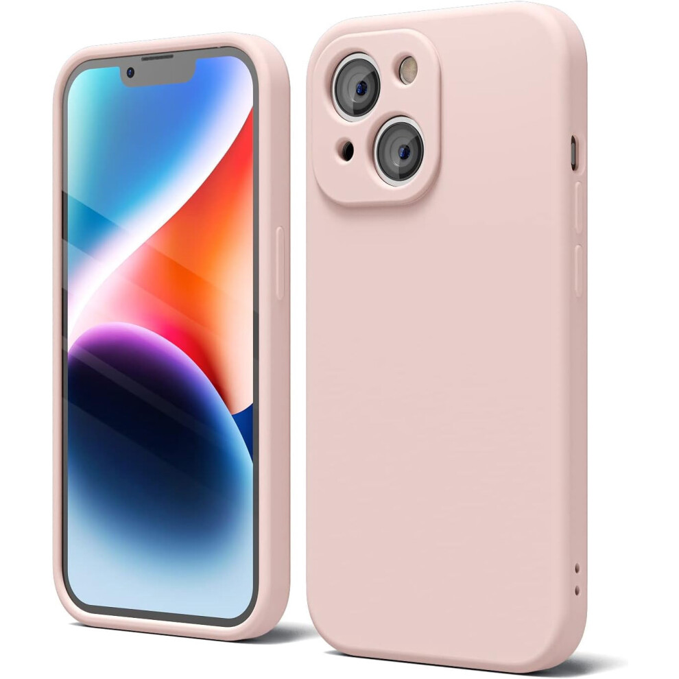 Iphone 14 Case Sand Soft Silicone Camera Cover Pink 301029572708