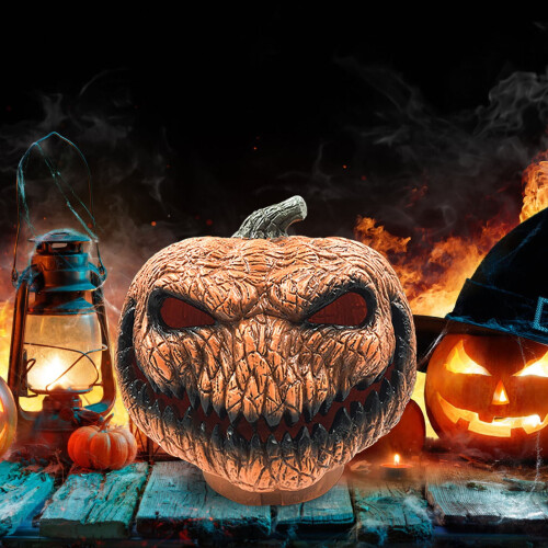 Lanterna LED a forma di zucca per Halloween, decorazione per esterni e interni, 1 pezzo 1