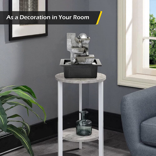 Fontaine d'intérieur de table avec éclairage LED 1