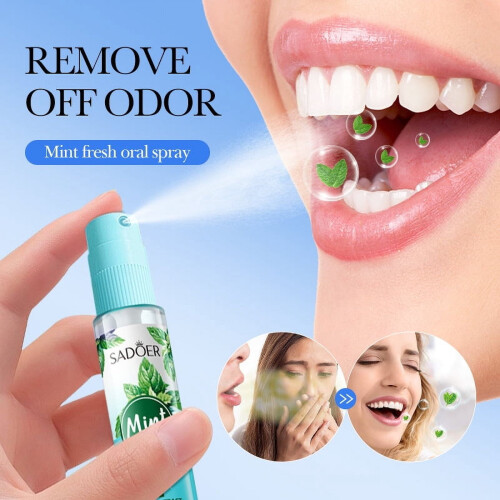 Oralspray Mint Fersken Citron 18ml 1