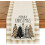 Watercolor Buffalo Plaid Christmas Tree Table Runner 1