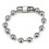 Pulseira de corrente de bolinhas em aço inoxidável 304, 8,5 polegadas (10 mm) 1