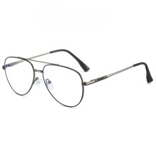 Anti-blue-light metal eyeglass frame