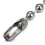 Pulseira de corrente de bolinhas em aço inoxidável 304, 8,5 polegadas (10 mm) 5